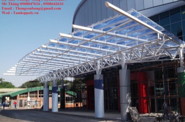 Mái hiên Canopy Polycarbonat
