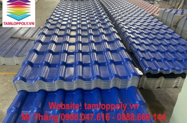 Ứng dụng mái tôn PVC ASA siêu nhẹ trong công trình dân dụng