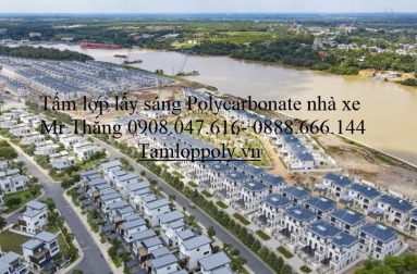 Thi công tấm lợp lấy sáng Polycarbonate Cao Cấp .