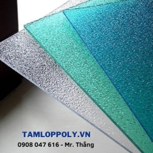 Tấm Poly sần nhám hạt nước với vẻ đẹp phá cách, hiện đại